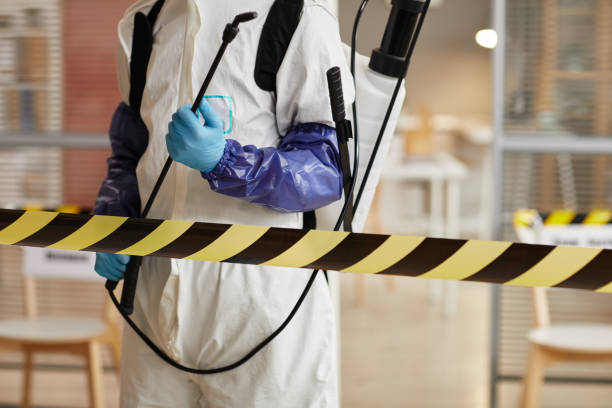 Professional Blood Cleanup technician working in Kingsbury, TX